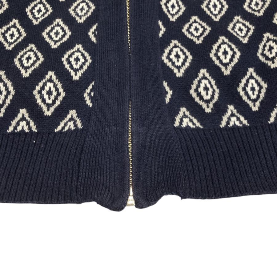 ティーモダンストリートウエア TTT MSW Diamond Knit Polo ジップ