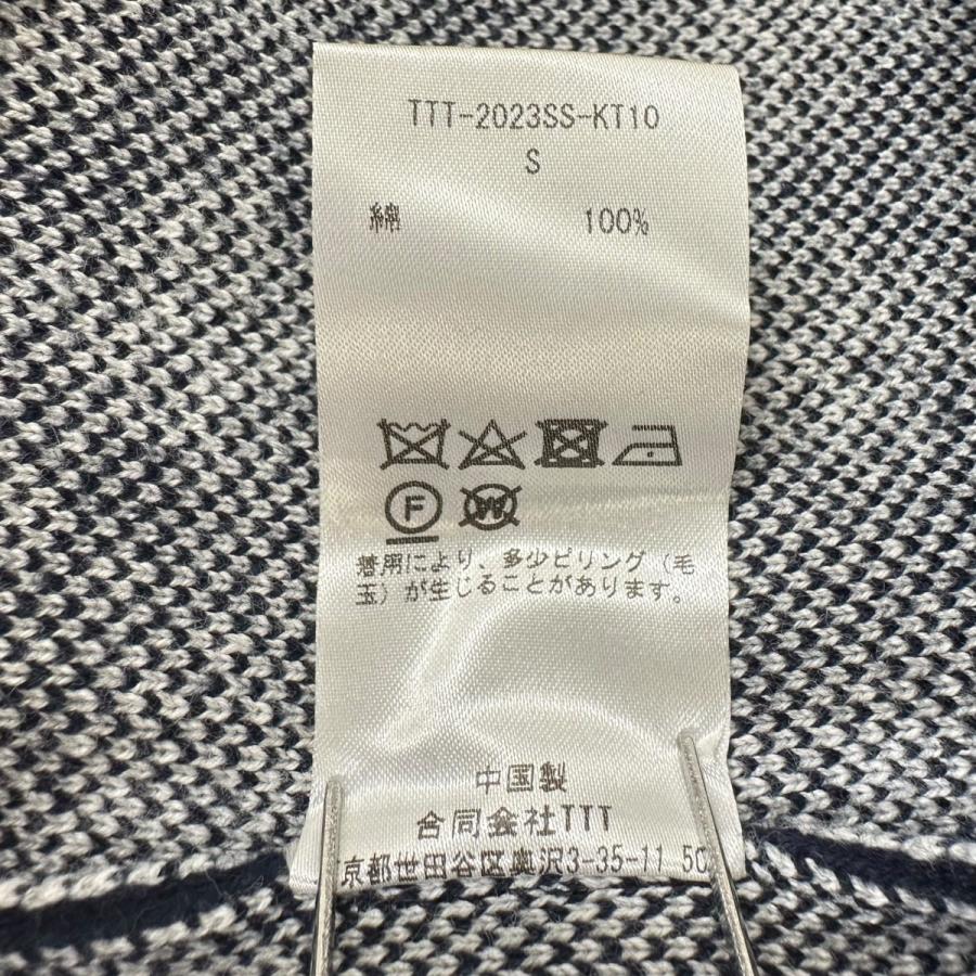 値下げ】TTT MSW Diamond Knit Polo ジップニット TTT-2023SS-KT10