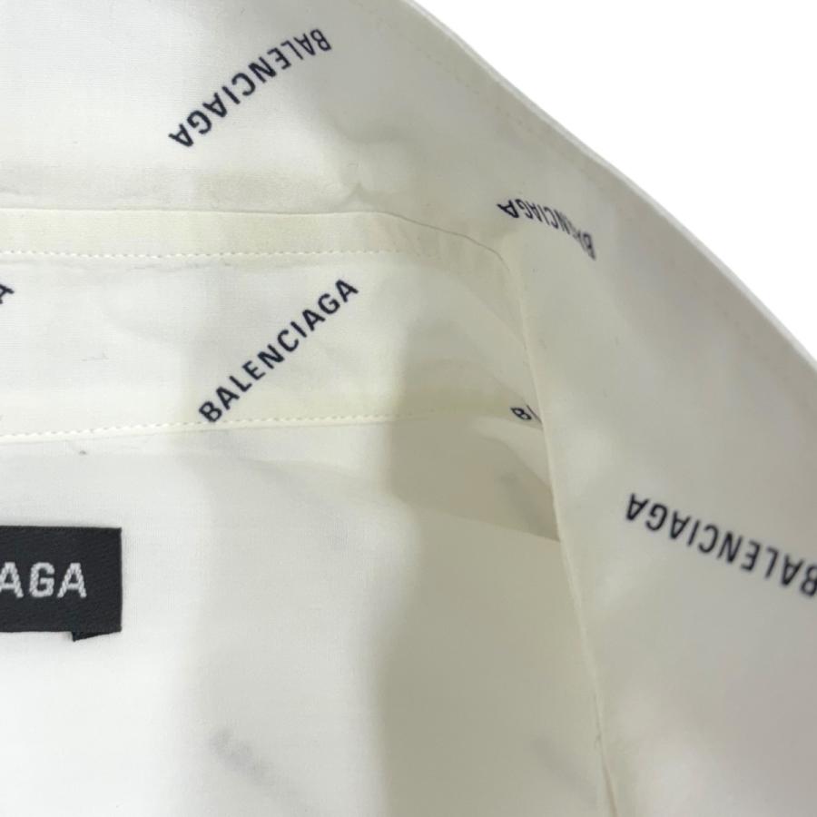 BALENCIAGA 長袖ポロシャツ ホワイト チェック柄 BALENCIAGA Golf バレンシアガ チェック ポロシャツ レディースL
