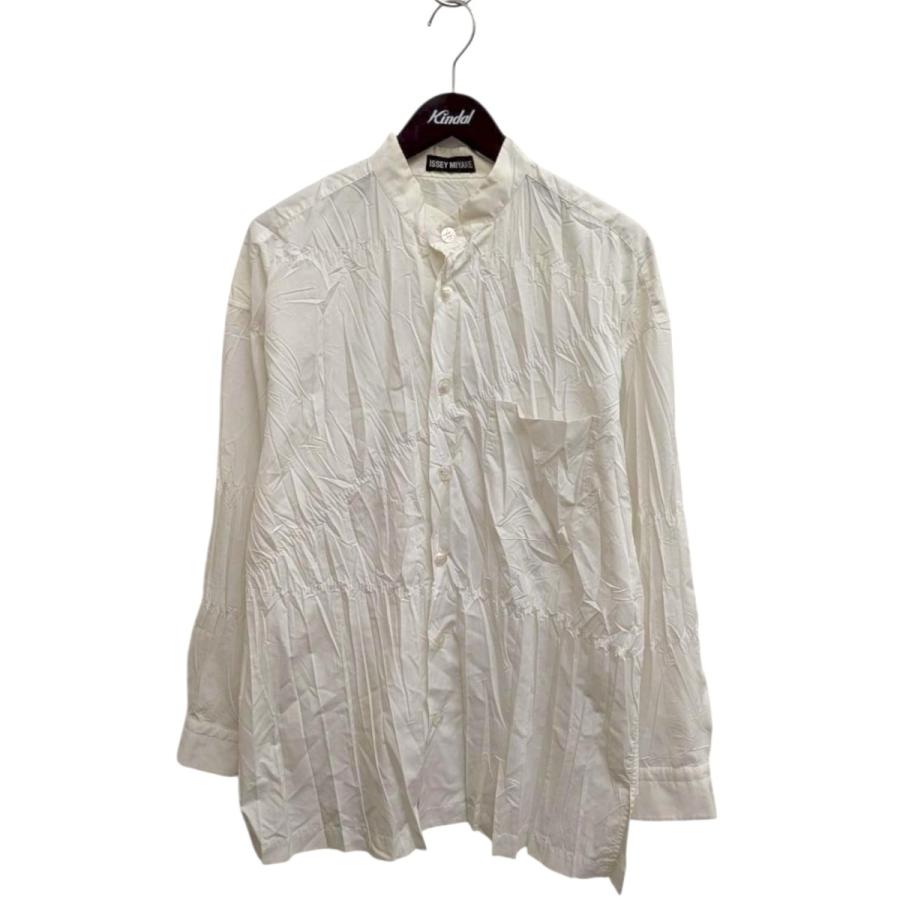 ISSEY MIYAKE（イッセイミヤケ） 長袖シャツ ME31-FJ016 アイボリー
