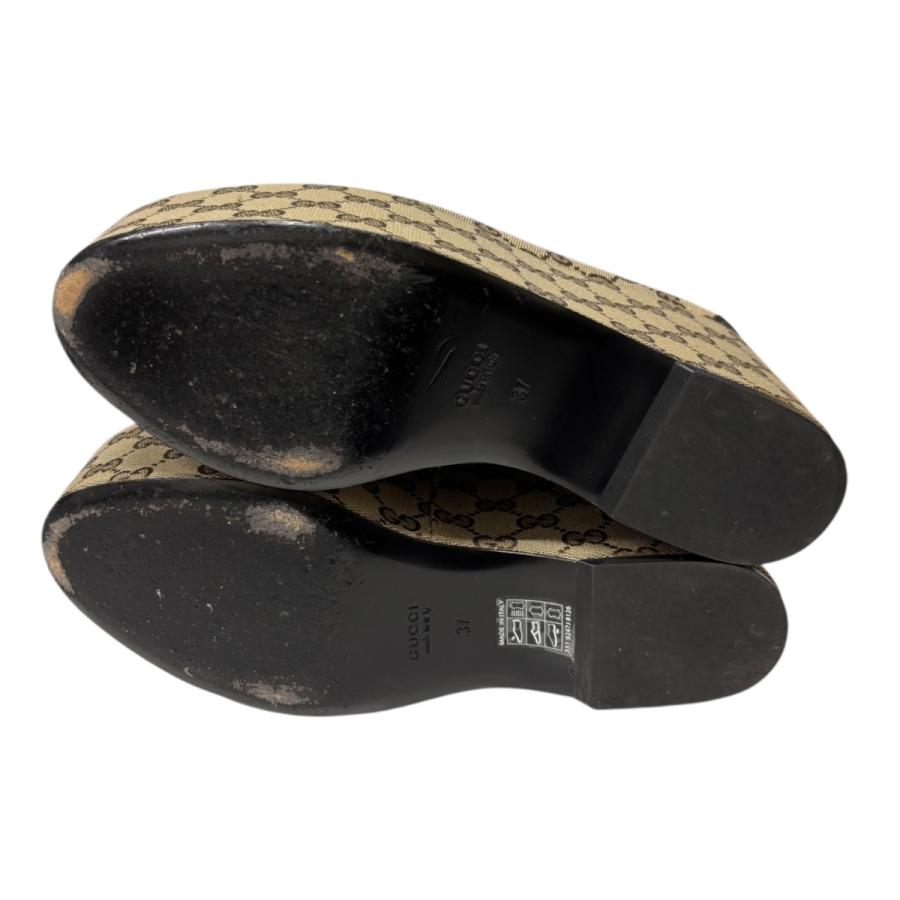 GUCCI（グッチ） GUCCI GGキャンバス ホースビット プラットフォーム 