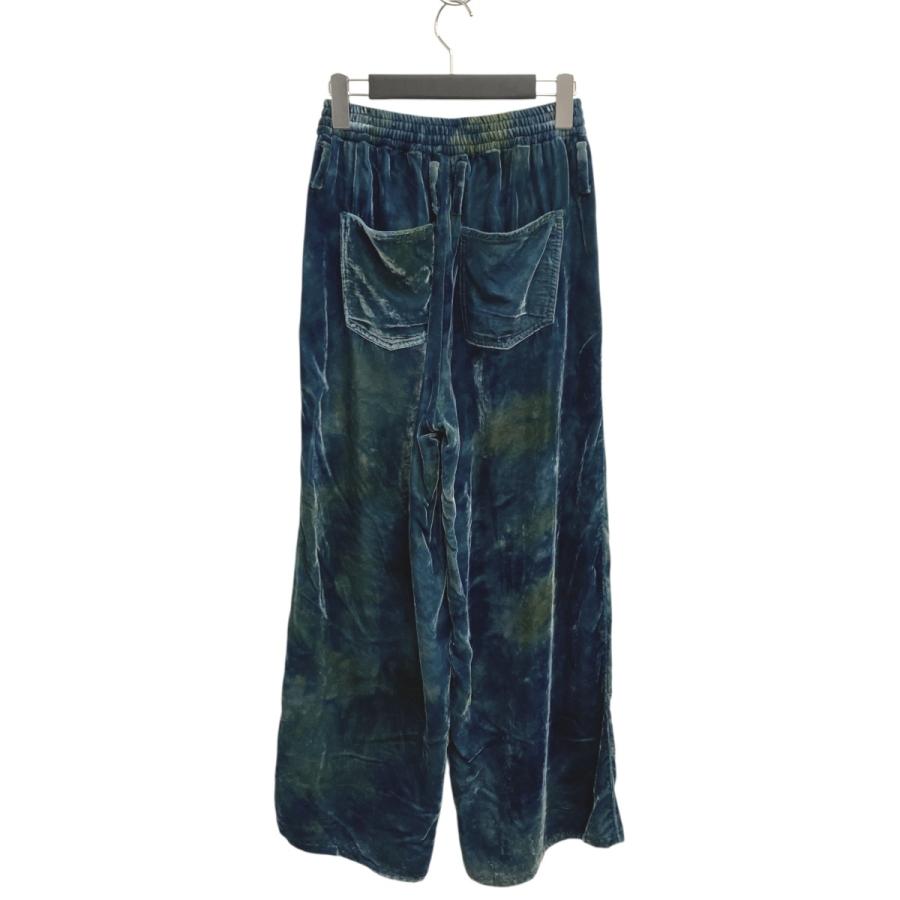 エムエーエスユー MASU VELVET ZIPPER EASY PANTS ベロアパンツ MFFW