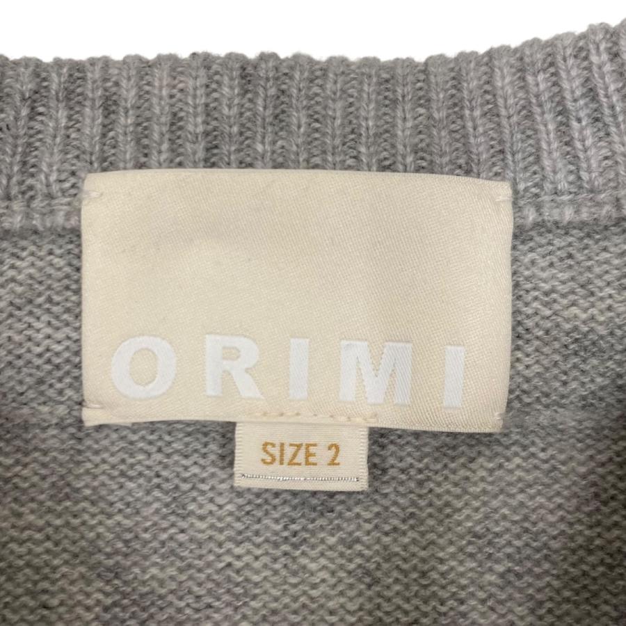 値下げ】ORIMI 25AW ニット A25502 グレー サイズ：2 (EC