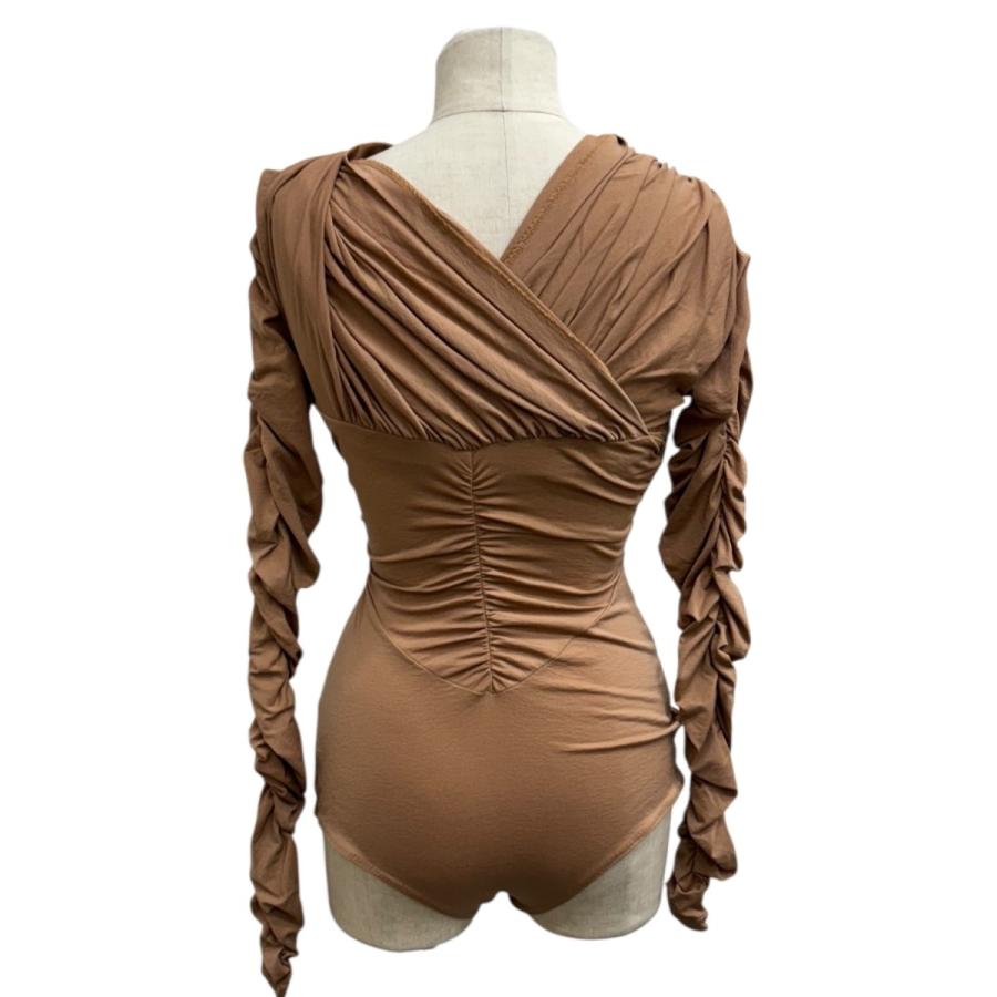 トップス FETICO NYLON JERSEY GATHERED BODYSUIT fetico NYLON JERSEY GATHERED BODYSUIT 【公式通販】