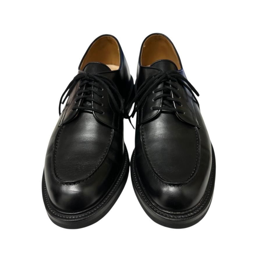 【値下げ】CALMANTHOLOGY レザーシューズ A1583 U．TIP ブラック サイズ：UK7.5(約25.5cm) (EC)の画像
