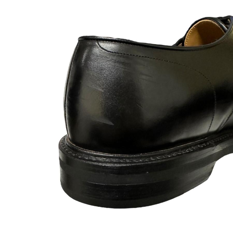 【値下げ】CALMANTHOLOGY レザーシューズ A1583 U．TIP ブラック サイズ：UK7.5(約25.5cm) (EC)の画像