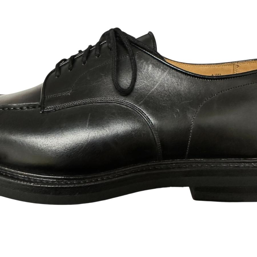 【値下げ】CALMANTHOLOGY レザーシューズ A1583 U．TIP ブラック サイズ：UK7.5(約25.5cm) (EC)の画像