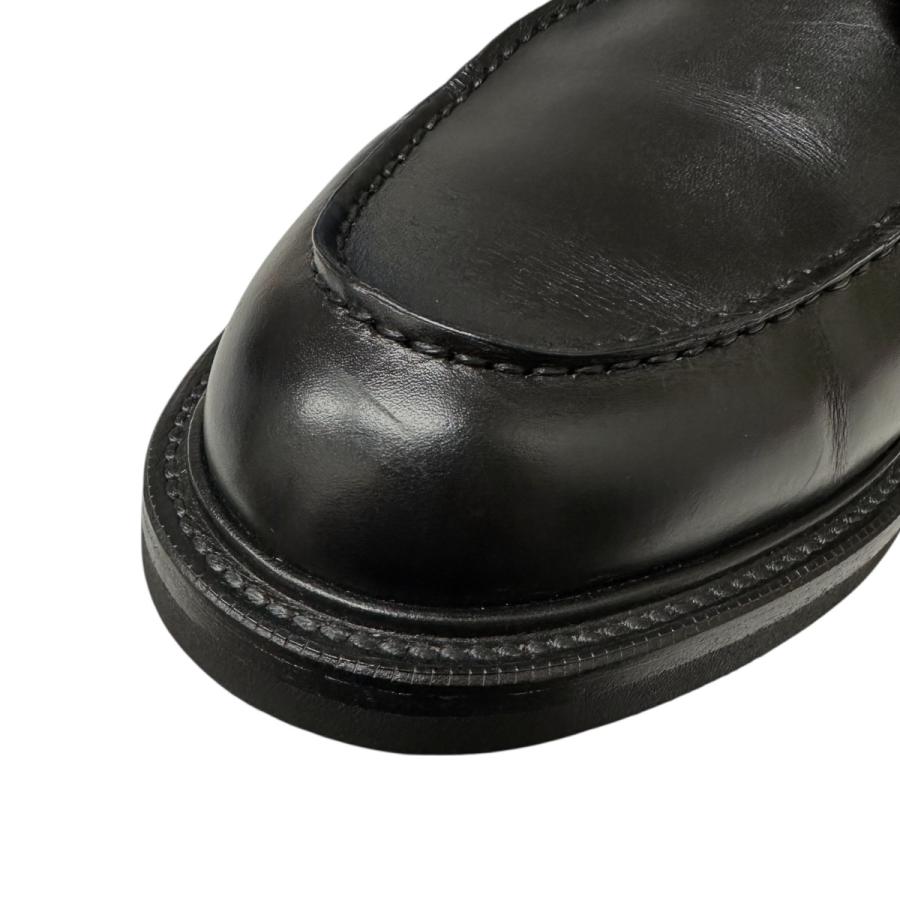 【値下げ】CALMANTHOLOGY レザーシューズ A1583 U．TIP ブラック サイズ：UK7.5(約25.5cm) (EC)の画像