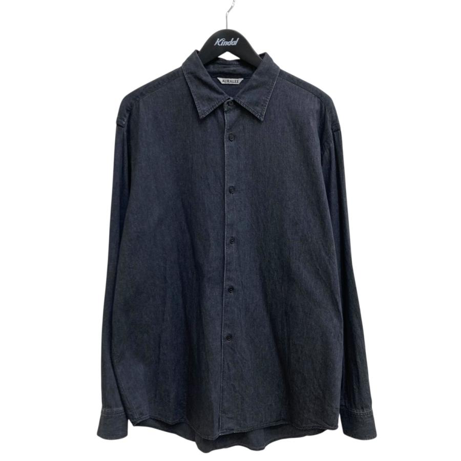 AURALEE オーラリー 長袖シャツ サイズ5 【EDIFICE別注】 AURALEE（オーラリー） AURALEE 24SS EDIFICE別注 SELVEDGE LIGHT