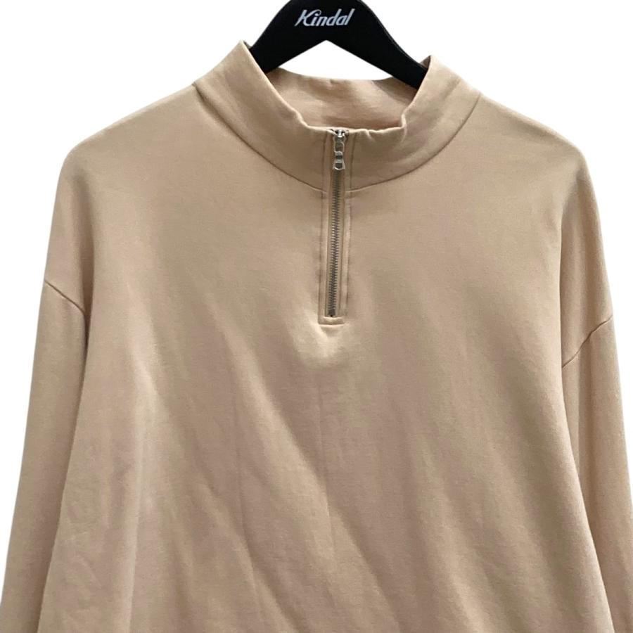 オーラリー AURALEE ELASTIC HIGH GAUGE SWEAT HALF ZIP P O ハーフ 