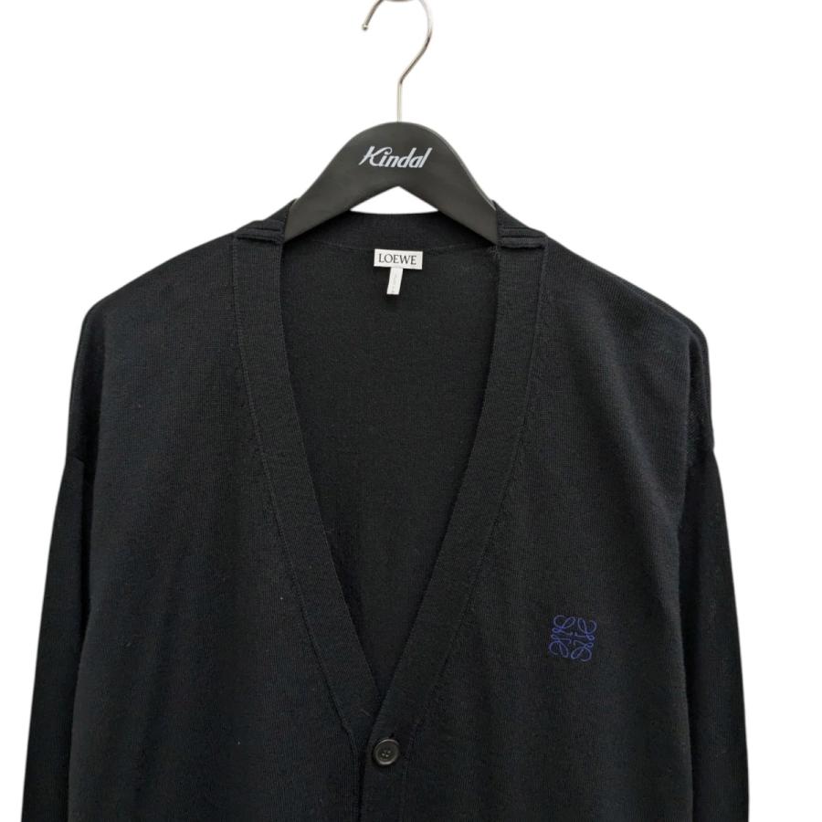 LOEWE（ロエベ） アナグラム刺繍カーディガン 1726510 ブラック サイズ