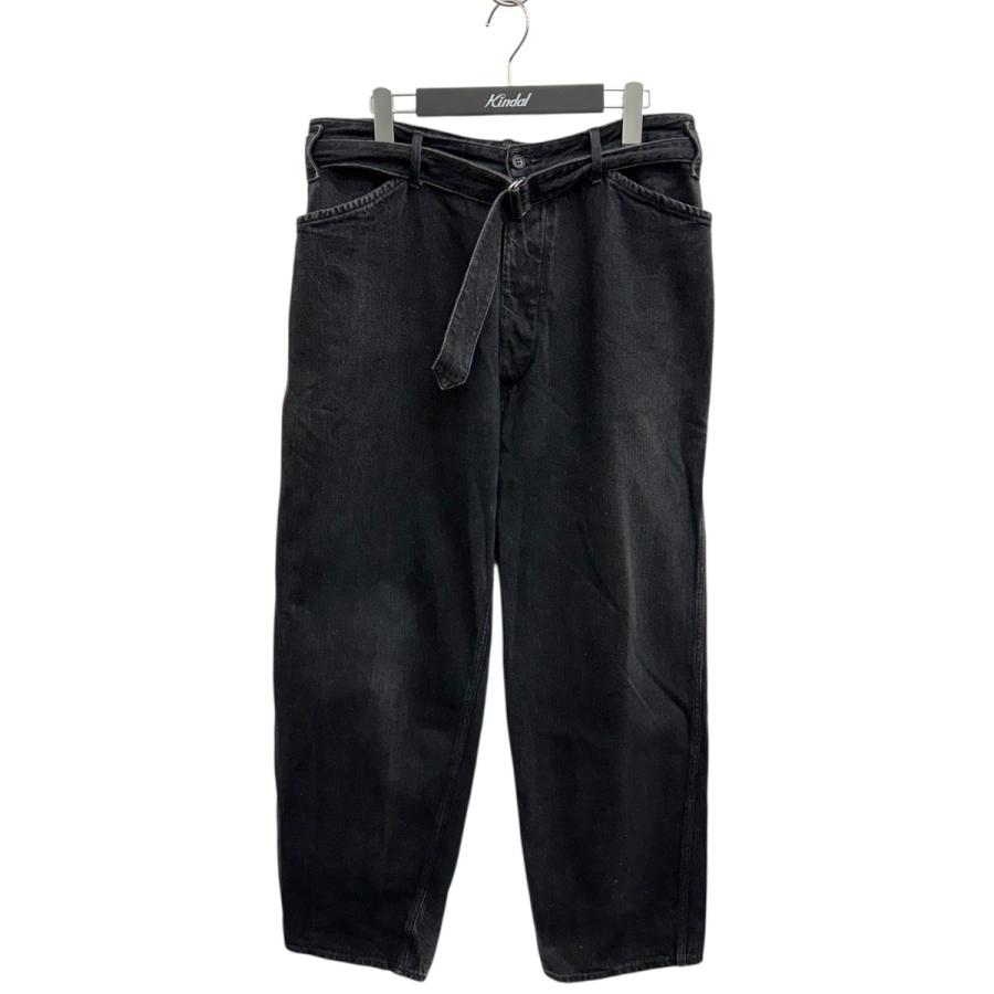 COMOLI（コモリ） COMOLI 23SS ベルテッドデニムパンツ 01-03001