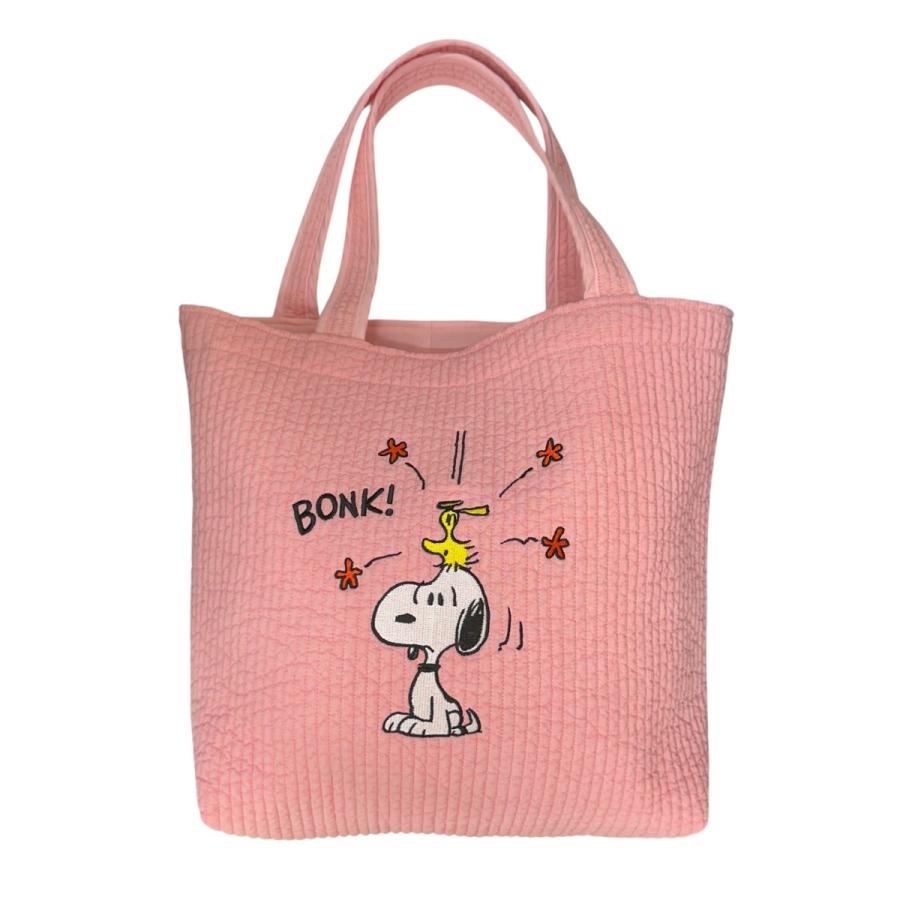ピオヌンナルpionunnal PEANUTS ピオヌンナル pionunnal×PEANUTS トートバッグ ピンク : カインドオル