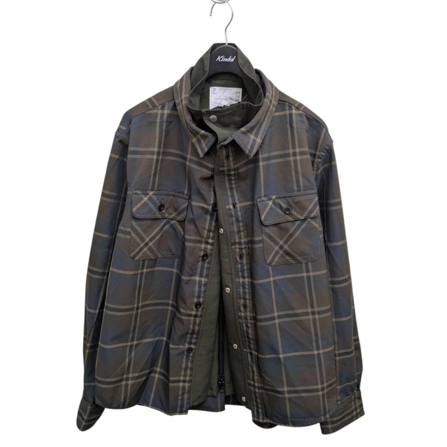 sacai（サカイ） sacai Plaid Shirt チェック シャツジャケット 25