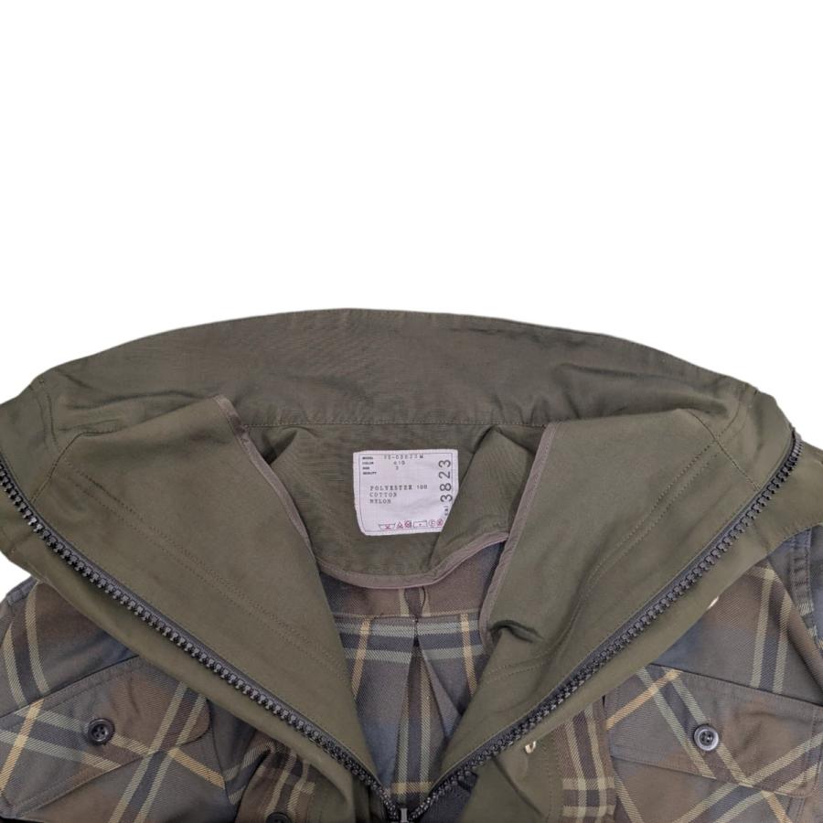 sacai（サカイ） sacai Plaid Shirt チェック シャツジャケット 25