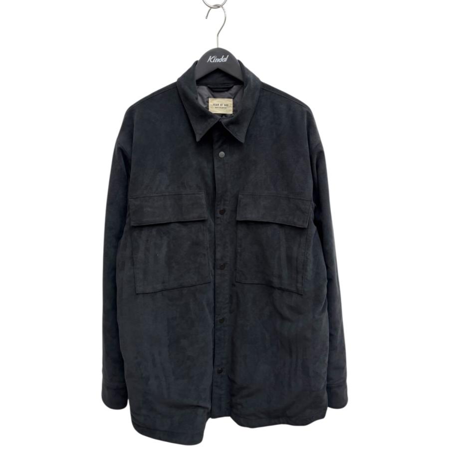 美品FEAR OF GOD 6THCOLLECTIONスエードシャツジャケット フィアオブゴッド FEAR OF GOD 19AW SIXTH COLLECTION Ultra Suede
