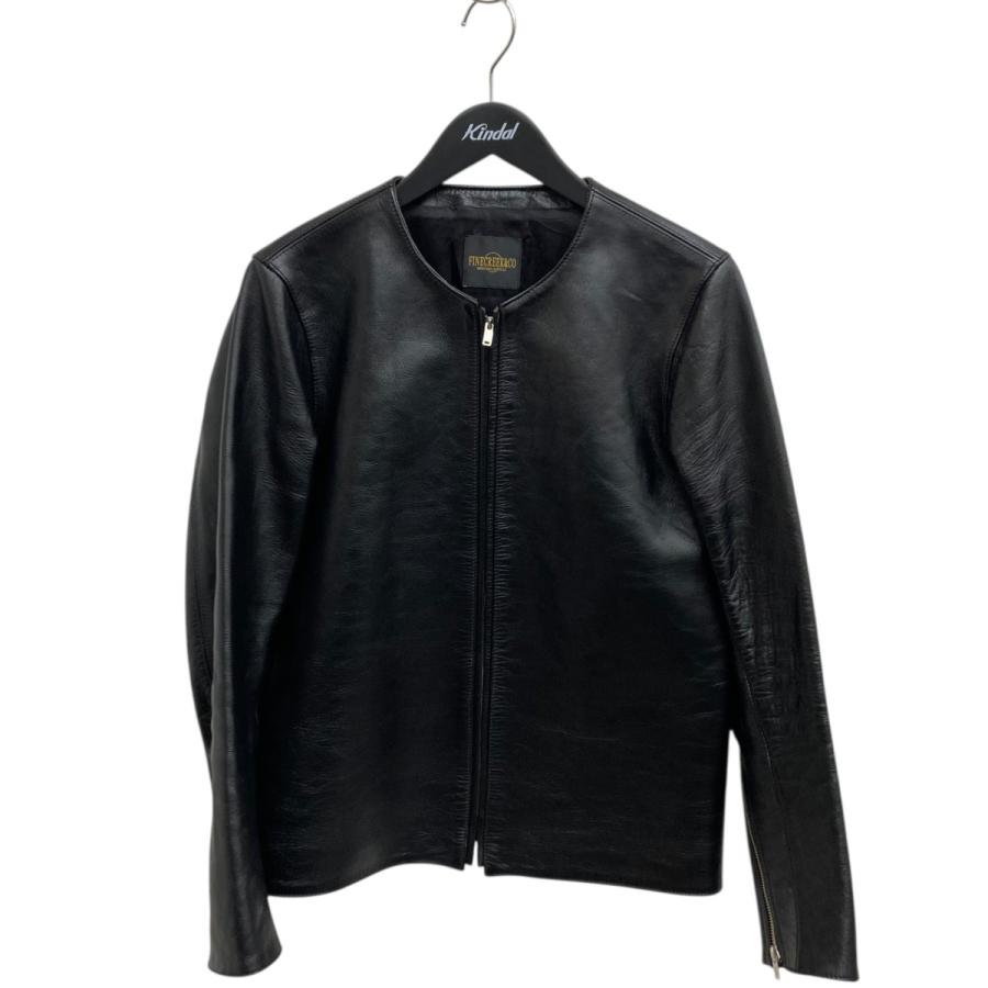 ファインクリーク FINECREEK＆CO Bud レザージャケット ブラック