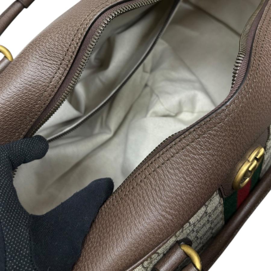 GUCCI（グッチ） ミディアム ダッフルバッグ GGパターン ボウラー