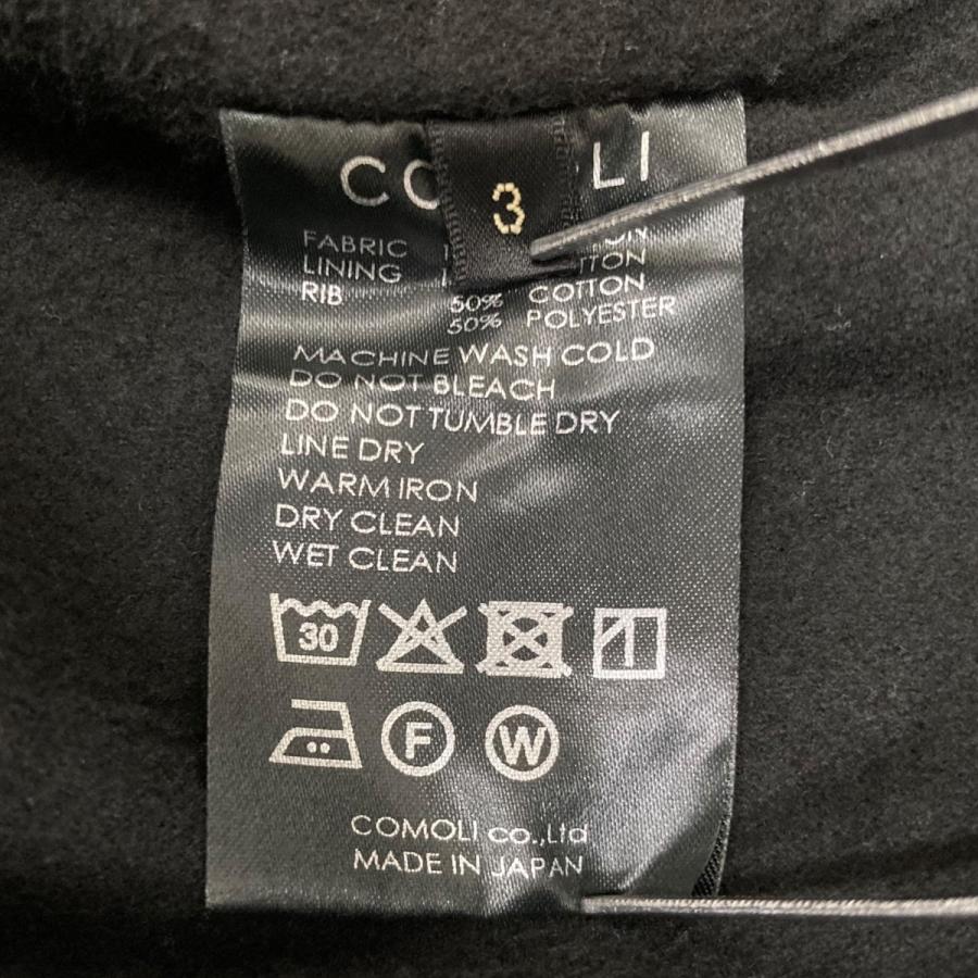 【新品未使用】COMOLI☆25aw カバーオール☆3☆黒 COMOLI（コモリ） COMOLI 25AW ブラックデニム ワークジャケット C03