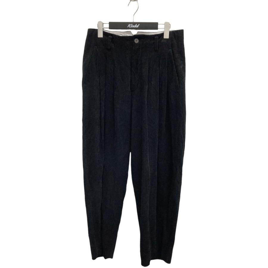 値下げ】calmlence Triple Pleated Wide Corduroy コーデュロイパンツ