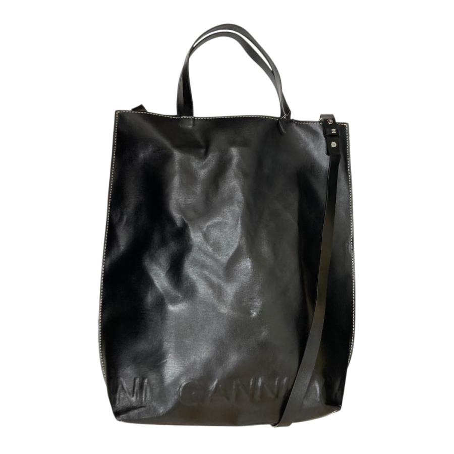 ぷ*ん様 GANNI 2wayバッグ GANNI（ガニー） Ganni 2WAYバッグ ブラック : カインドオルYahoo!店