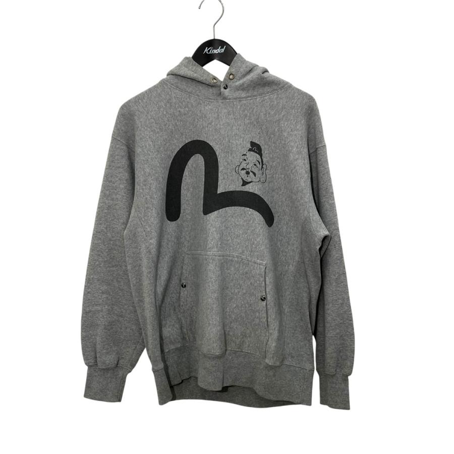 エヴィス EVISU プルオーバーパーカー グレー サイズ：40 