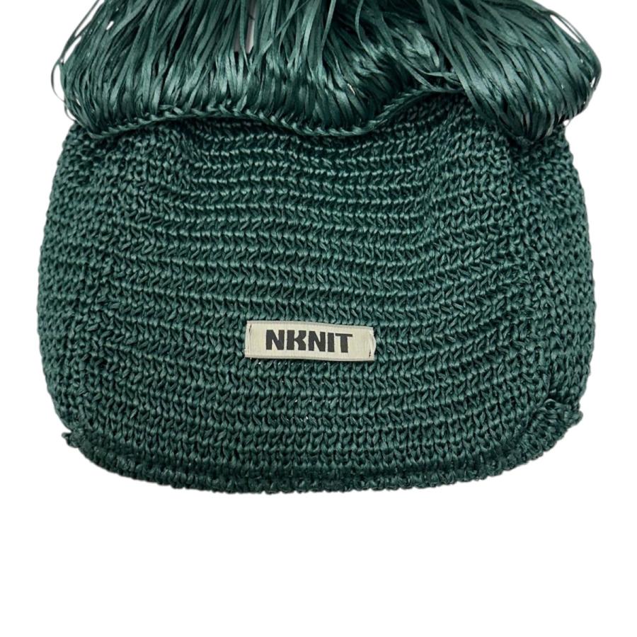 値下げ】NKNIT 24SS ロングフリンジニットバッグ ハンドバッグ 