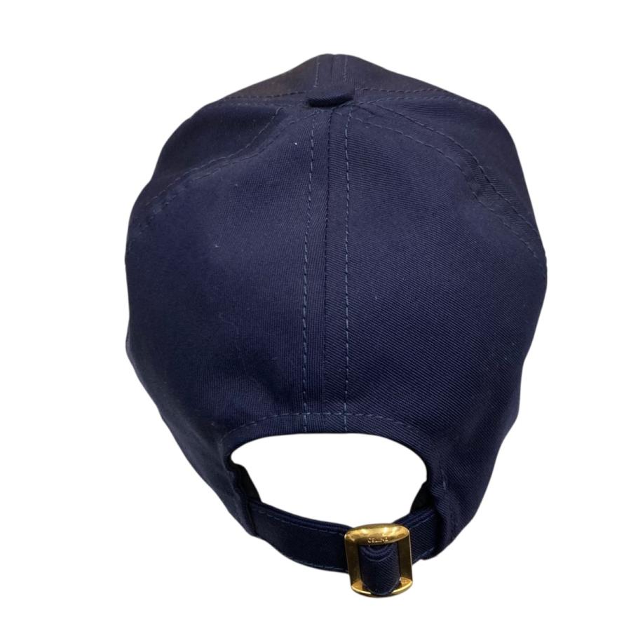 CELINE（セリーヌ） CELINE Cロゴ ベースボール キャップ ネイビー