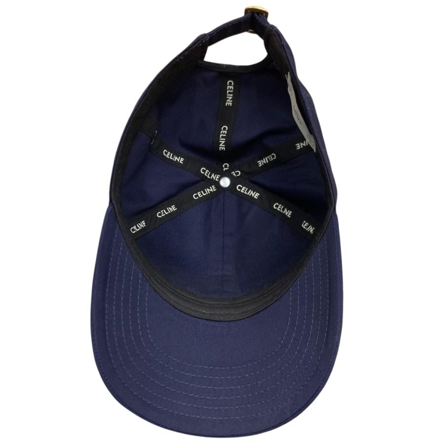 CELINE（セリーヌ） CELINE Cロゴ ベースボール キャップ ネイビー