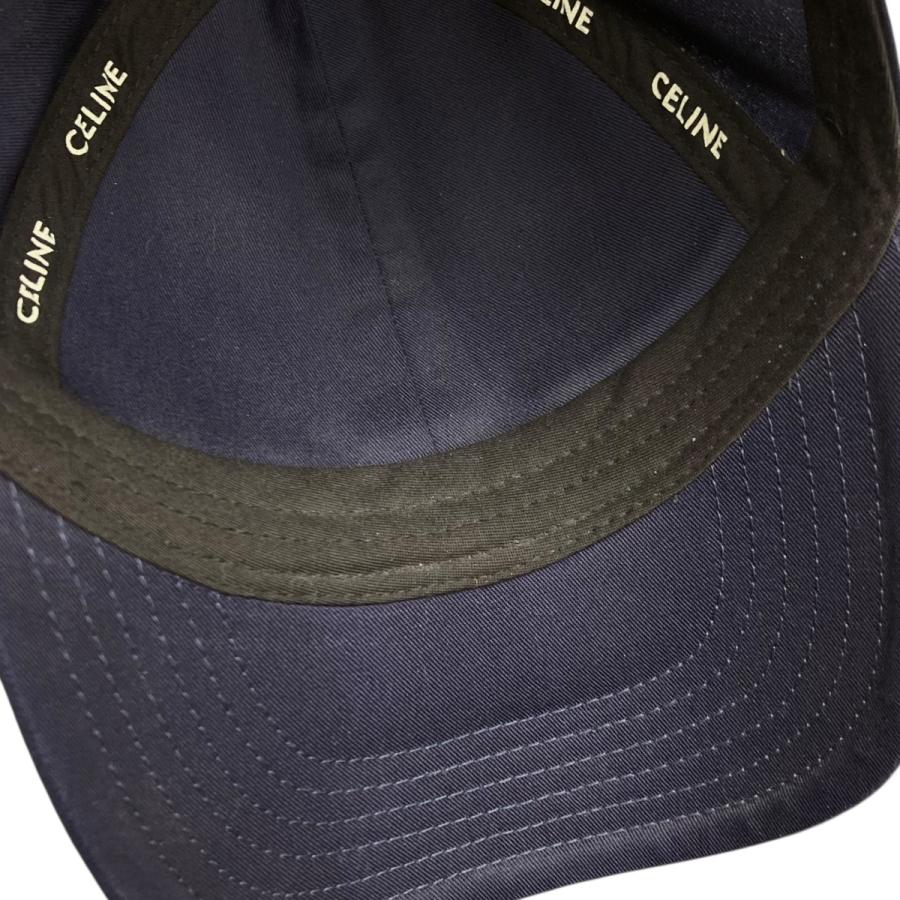 CELINE（セリーヌ） CELINE Cロゴ ベースボール キャップ ネイビー