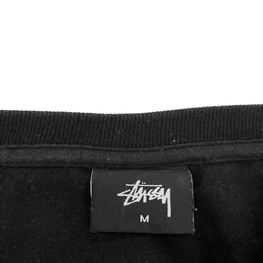 STUSSY（ステューシー） ロングスリーブTシャツ ブラック×ブルー