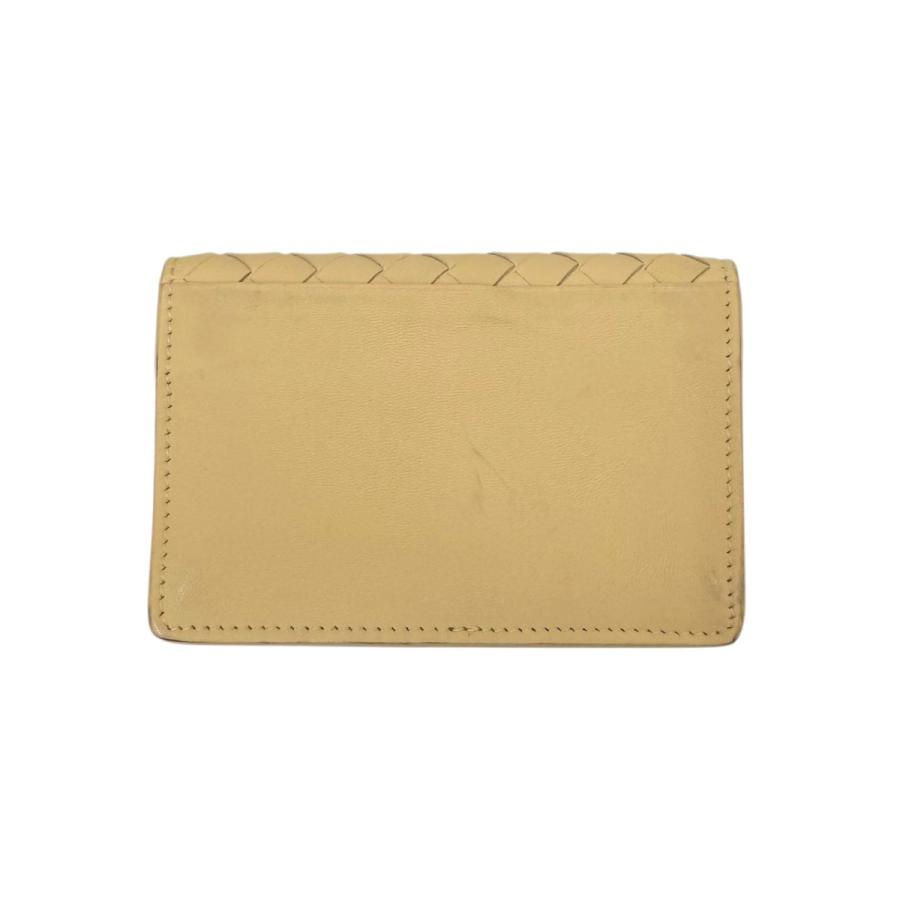 [美品] ボッテガ ヴェネタ ケース カードホルダー ベージュ　値下中 BOTTEGA VENETA（ボッテガ・ヴェネタ） カードケース L33945 ベージュ