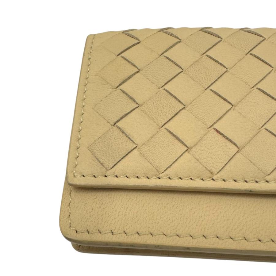 [美品] ボッテガ ヴェネタ ケース カードホルダー ベージュ　値下中 BOTTEGA VENETA（ボッテガ・ヴェネタ） カードケース L33945 ベージュ