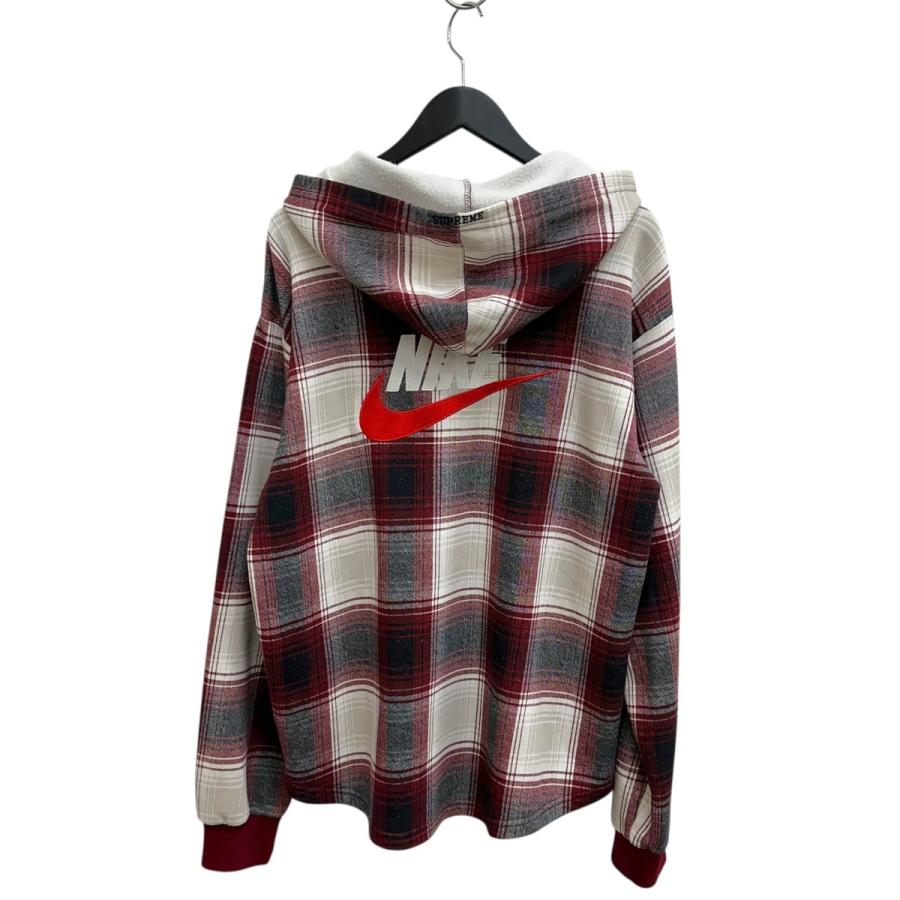 Supreme チェック柄 フード付きシャツ S Supreme（シュプリーム） シュプリーム×ナイキ Supreme×NIKE チェック