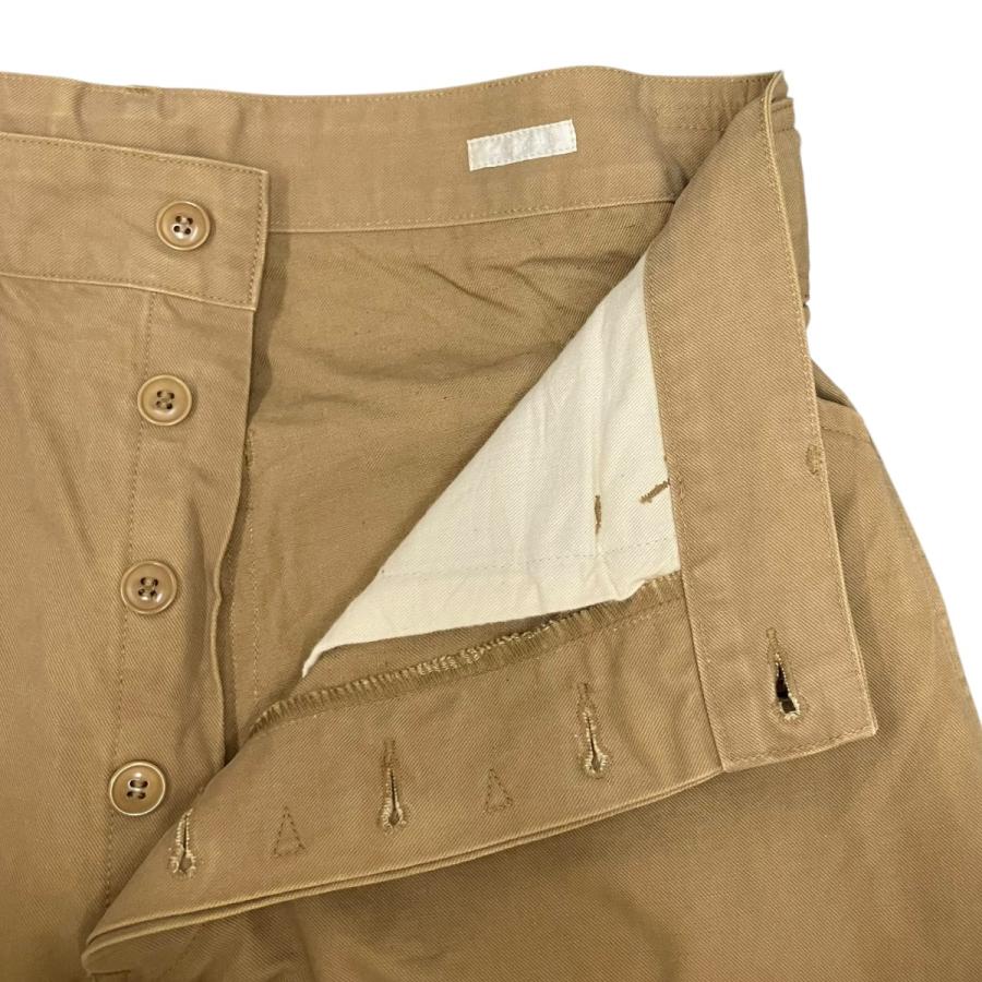 COMOLI（コモリ） コットンリネンベルテッドパンツ L03-03007 ベージュ