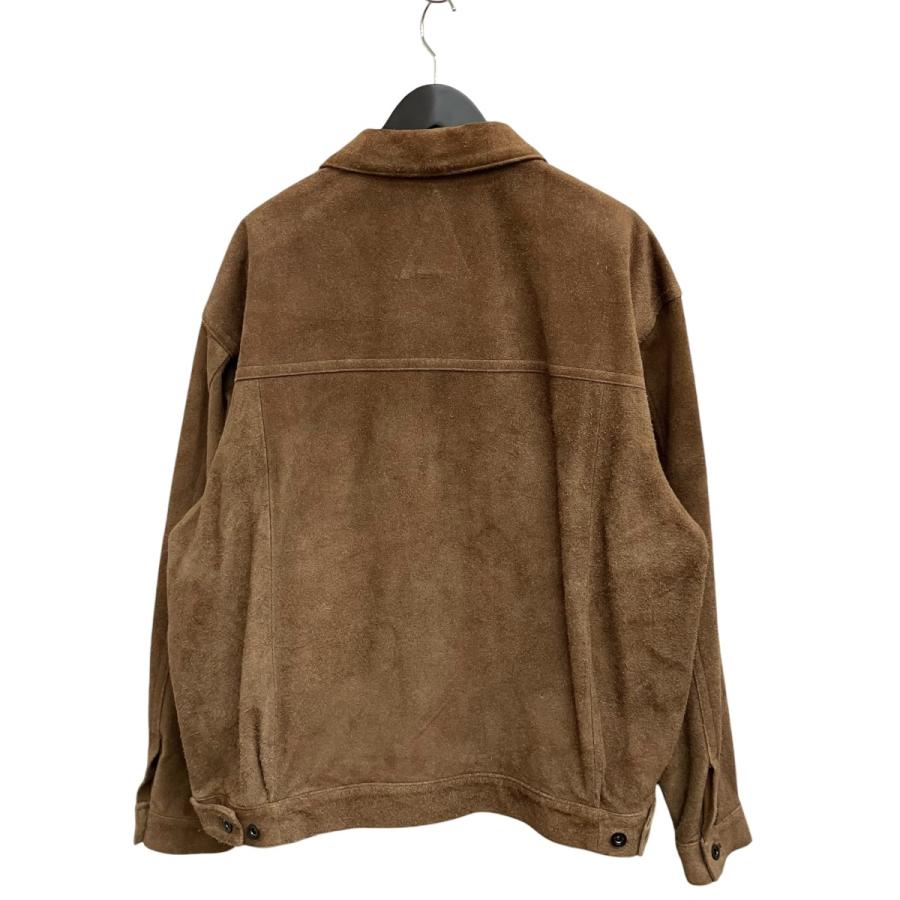 【値下げ】A LEATHER スエードトラッカージャケット AUJ2407 ブラウン サイズ：56(L) (梅田クロス茶屋町店)の画像