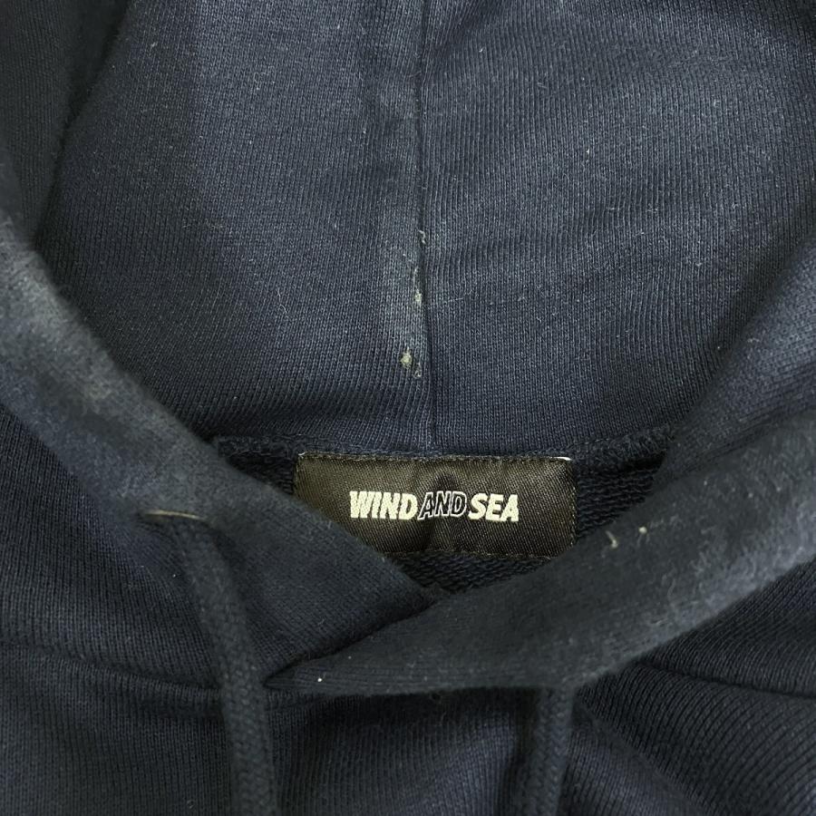 WIND AND SEA（ウィンダンシー） パーカー WDS-SEA-03 ネイビー サイズ 