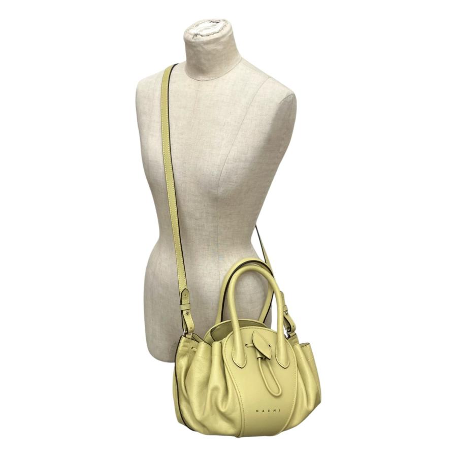 【値下げ】MARNI 25AW TULIPEA 2WAYバッグ SBMP0223A0 黄緑 (梅田クロス茶屋町店)の画像