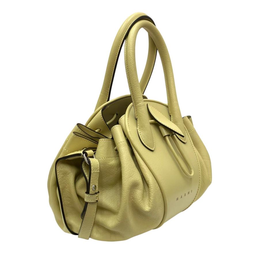 【値下げ】MARNI 25AW TULIPEA 2WAYバッグ SBMP0223A0 黄緑 (梅田クロス茶屋町店)の画像