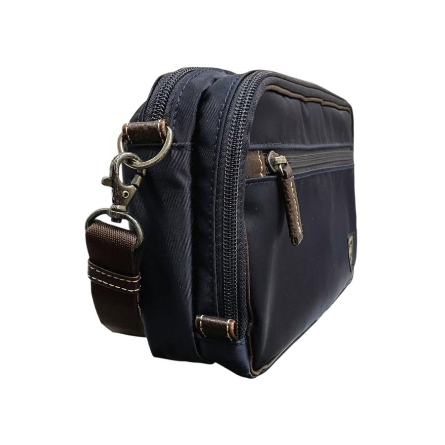PORTER ショルダーバッグ ネイビー/ブラウン PORTER ショルダーバッグ 3120 C ネイビー×ブラウン (EC