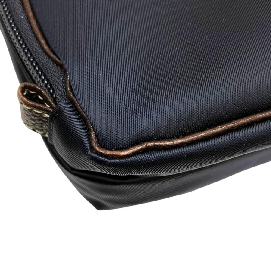 PORTER ショルダーバッグ 3120 C ネイビー×ブラウン (EC