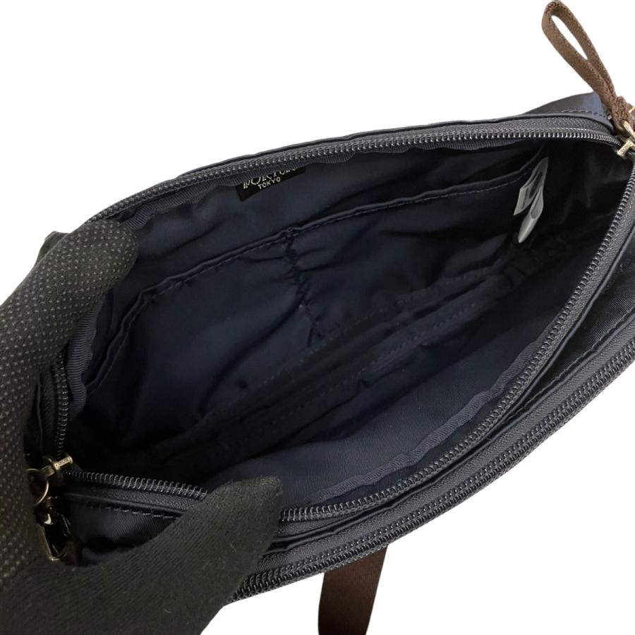 PORTER ショルダーバッグ 3120 C ネイビー×ブラウン (EC