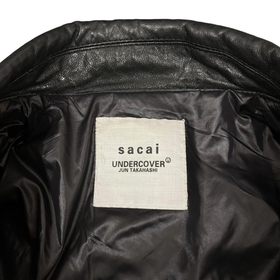 sacai（サカイ） 【値下げ】sacai×UNDERCOVER レザーダブルライダース 