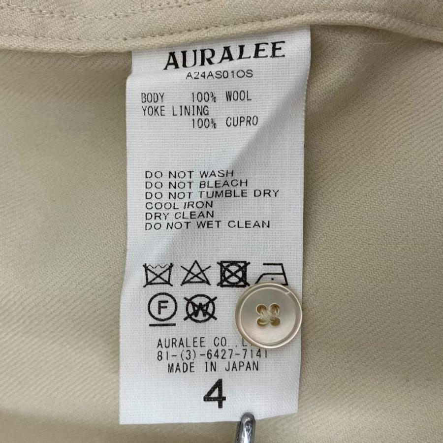 AURALEE（オーラリー） AURALEE SUPER LIGHT WOOL SHIRT 長袖シャツ