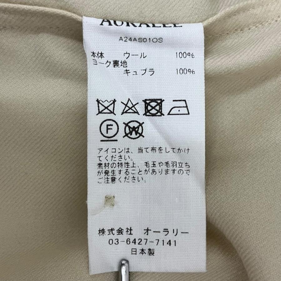 AURALEE（オーラリー） AURALEE SUPER LIGHT WOOL SHIRT 長袖シャツ