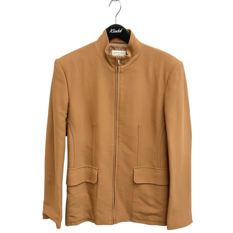 ドリスヴァンノッテン ノーカラージャケット ベージュ DRIES VAN NOTEN（ドリス ヴァン ノッテン） 【値下げ】DRIES VAN