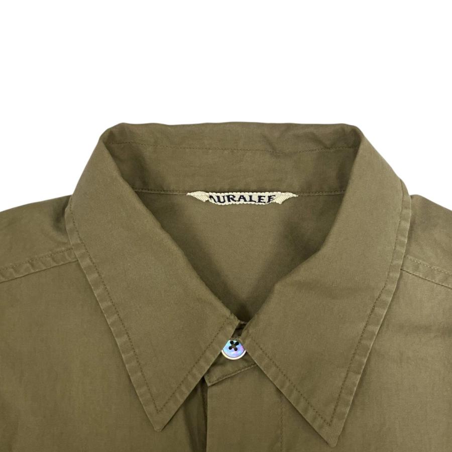 AURALEE（オーラリー） AURALEE WASHED FINX TWILL BIG SHIRT 長袖