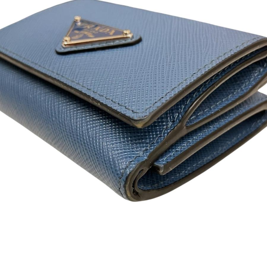 PRADA（プラダ） サフィアーノトライアングル 3つ折り財布 2MH042 
