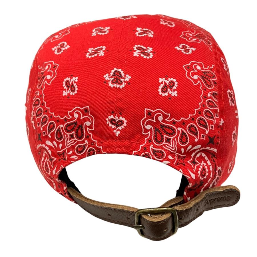 Supreme バンダナ柄キャップ レッド Supreme（シュプリーム） 【値下げ】Supreme BANDANA CAMP CAP