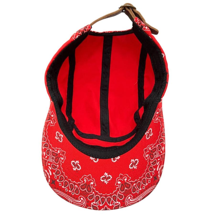 Supreme バンダナ柄キャップ レッド Supreme（シュプリーム） 【値下げ】Supreme BANDANA CAMP CAP